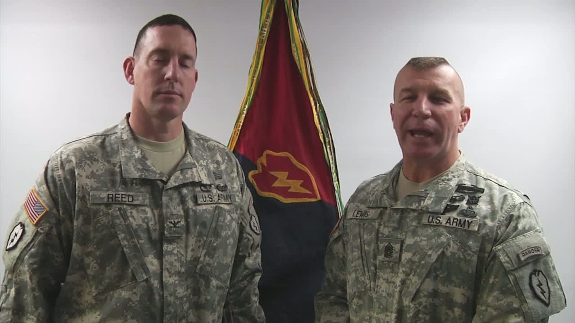 Col. Brian Reed and CSM Ray Lewis welcome new soldiers to the 1st Stryker Brigade Combat Team, 25th Infantry Division and Fort Wainwright, AK. Available in High Definition.