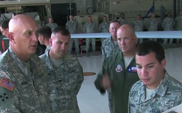 Army Chief of Staff visits 147th Reconnaissance Wing Launch and Recovery Element