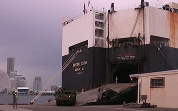 Orient Shield 2012: Strykers Arrive in Japan