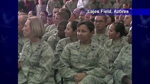 Air Force Report: General Franklin Visit