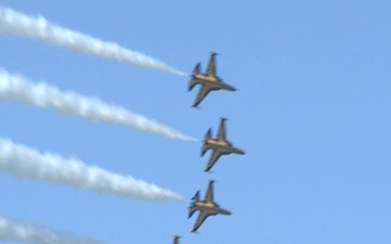 Black Eagles practice on Osan AB