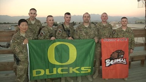 Oregon College Football Civil War Shout Out