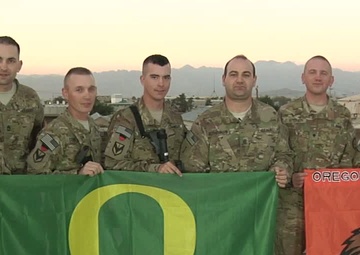 Oregon College Football Civil War Shout Out