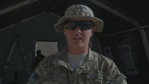 104th Engineers Build Structures At Forward Operating Base (FOB) Apache