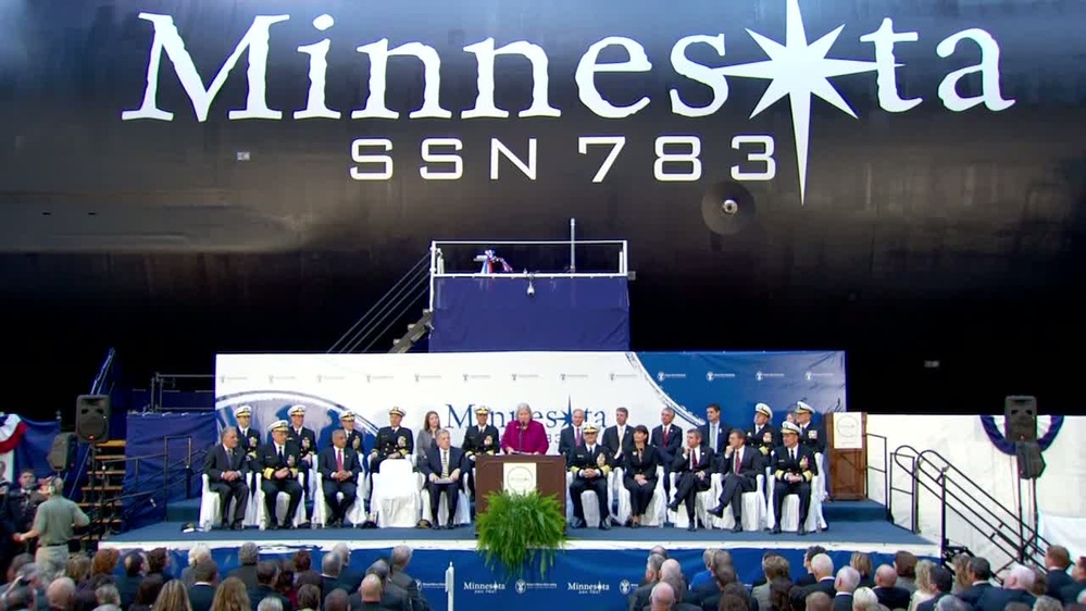 DVIDS Video USS Minnesota Christening, Part 2