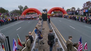 Marine Corps Marathon from the Starting Line - Broll
