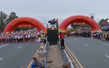 Marine Corps Marathon from the Starting Line - Broll