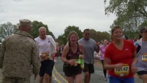 Finishers at the 37th Annual Marine Corps Marathon