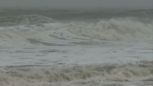 Sandy pounds Virginia Beach Ocean Front