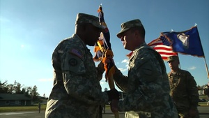 Change of Command with Sun-flare