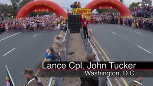 37th Marine Corps Marathon Beats Sandy, Records (short, with graphics)