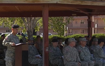 Documentation of the 63rd Brigade Support Battalion Activation Ceremony