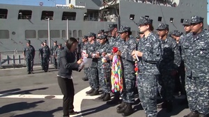 All Hands Update: USS Harpers Ferry Receives Thanks from Japan