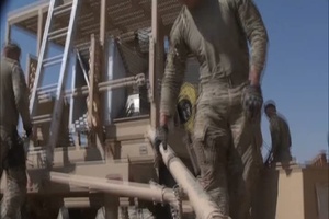RIAB Tower Disassembly at COP Marjeh