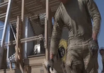 RIAB Tower Disassembly at COP Marjeh
