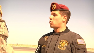 B-roll of Golden Knights at Amigo Airsho