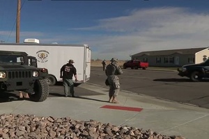 Wyoming NG Response Force trains with first responders