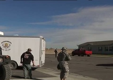 Wyoming NG Response Force trains with first responders