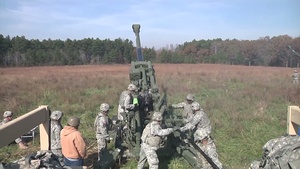 Glory M777 howitzer live fire