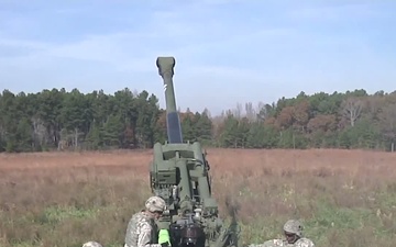 Glory M777 howitzer live fire