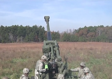 Glory M777 howitzer live fire