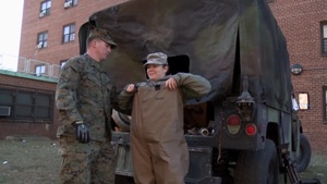 Marines React to Reality of Hurricane Sandy