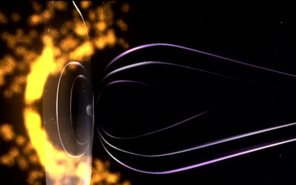 A CME Generates Reconnection in Earth's Magnetic Field