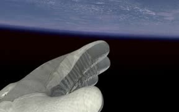 Astronaut Touches Hubble Animation