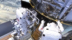 Fine Guidance Sensor Installation EVA Animation