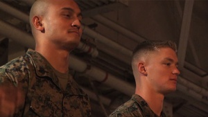 Marines surprised with meritorious promotions