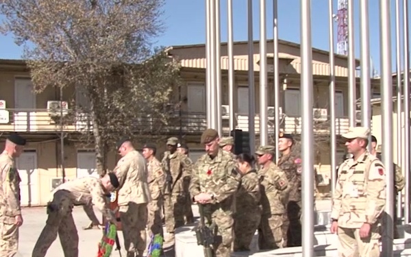 NTM-A Remembrance Ceremony - Canada Version