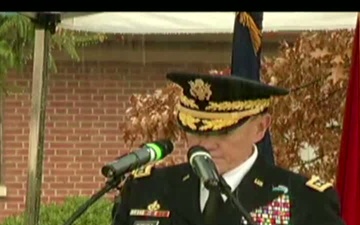 CJCS Dempsey Delivers Remarks at Veterans Day Ceremony