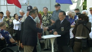 SECDEF Visits National Memorial Cemetery of the Pacific