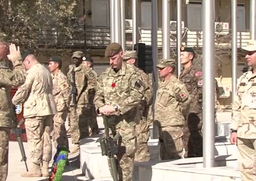 NTM-A Remembrance Day Ceremony (Veterans Day)