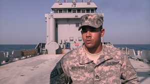 Army Reserve Mariners Work with Navy Ships