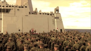 24th MEU celebrates 237th Marine Corps birthday at sea