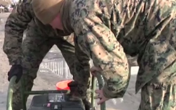 Marines clear stagnant water out of New York