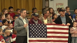 Children Sing Honoring United States Military