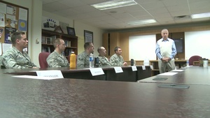 CMSAF Gaylor visits Goodfellow