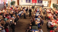 Marines,students honor veterans