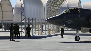 Marine Corps Welcomes First F-35B Aircraft to Yuma, Ariz.