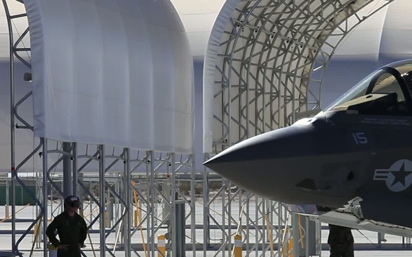 Marine Corps Welcomes First F-35B Aircraft to Yuma, Ariz.