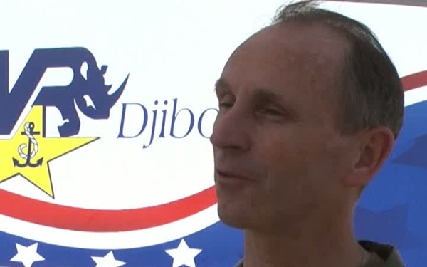 Chief of Naval Operations Admiral Jonathan Greenert visits Camp Lemonnier