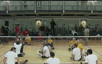 Wounded Warrior Seated Volleyball Tournament, Part 1