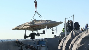 USS Harry S. Truman Receives X-47B Unmanned Combat Air System