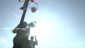 FOB Masum Ghar Basketball Game