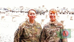 Sgt. 1st Class Tonya Terrones and Joleen Houghtaling