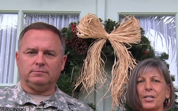 Lt. Gen. Frank Wiercinski and Mrs. Wiercinski U.S. Army Pacific Christmas Message