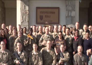 U.S. Forces Afghanistan Shout Outs for Army/Navy Game