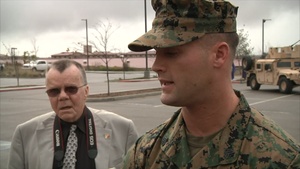 Interviews with Secretary of the Navy and Silver Star recipient